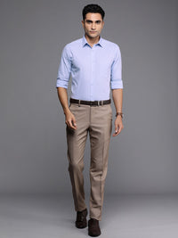 Raymond Self Design Slim Fit Pure Cotton Formal Shirt