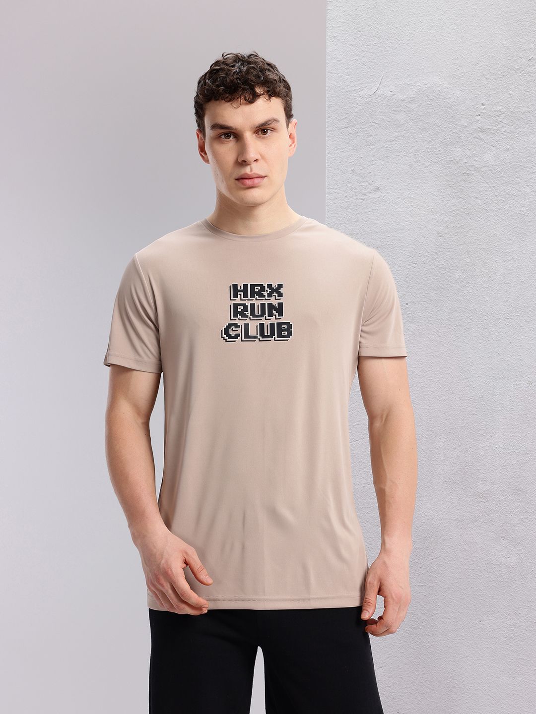 HRX by Hrithik Roshan Rapid-dry Typography Print T-shirt