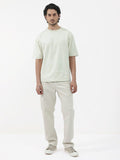 RARE RABBIT Men Hagrid Oversized Round Neck Cotton T-Shirt