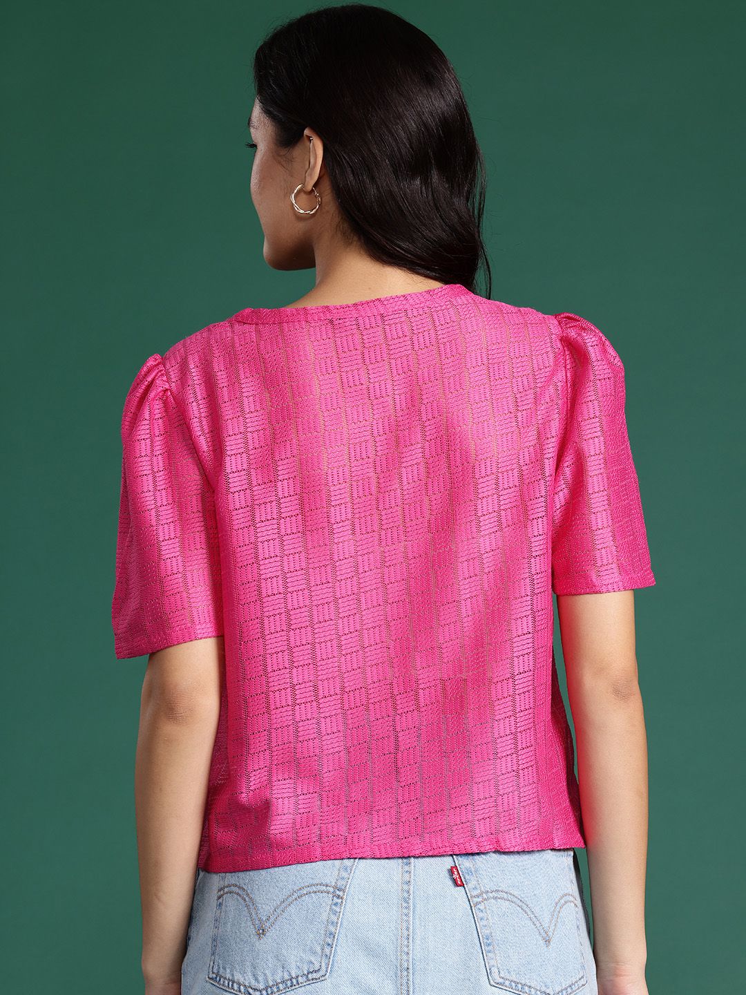 DressBerry Self-Designed Lace Inserted Top