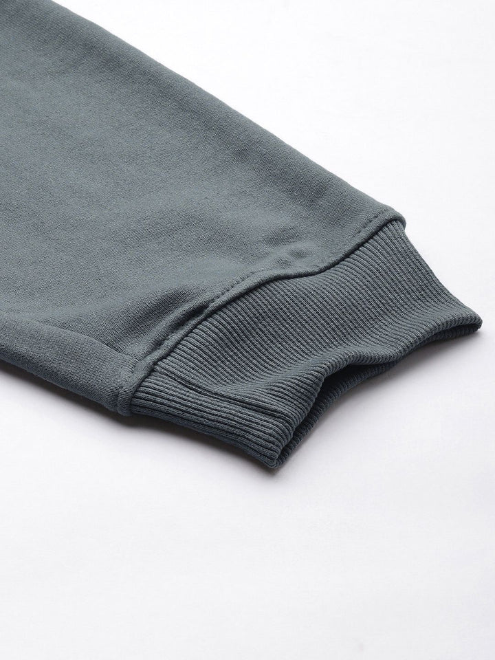 HRX By Hrithik Roshan Training Men Pewter Bio-Wash Brand Carrier Track Pants