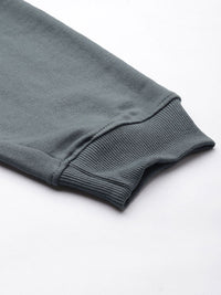 HRX By Hrithik Roshan Training Men Pewter Bio-Wash Brand Carrier Track Pants