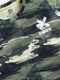 HRX by Hrithik Roshan Boys Camouflage Printed Rapid Dry Sports T-shirt