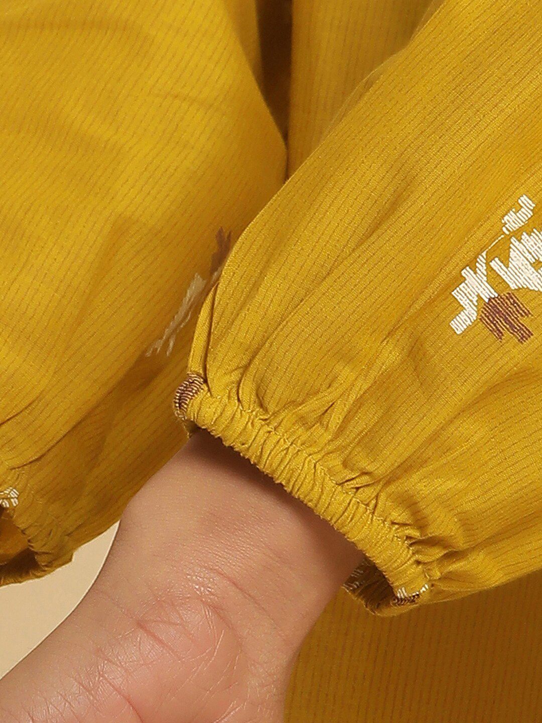 W Ethnic Motifs Printed Pure Cotton A-Line Top