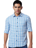 SPYKAR Men Slim Fit Opaque Checked Casual Shirt
