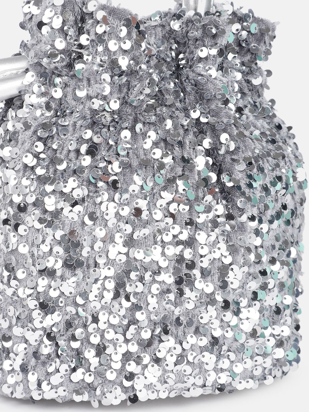 DressBerry Embellished Bucket Shoulder Bag