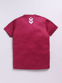 HRX by Hrithik Roshan Boys Typography Printed Rapid-Dry T-shirt