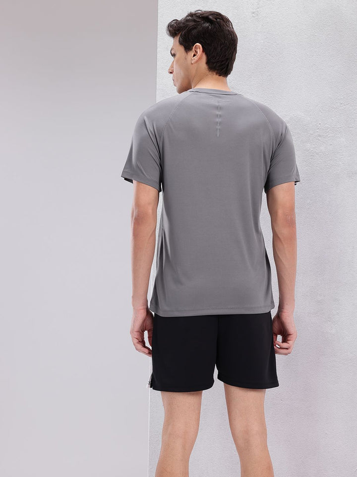 HRX by Hrithik Roshan Colourblock Rapid-Dry Training T-shirt