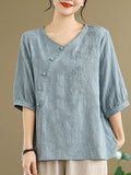 DressBerry Women Abstract Print Cotton Regular Top