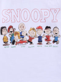 Happy Faces Boys Snoopy Printed Pure Cotton T-shirt