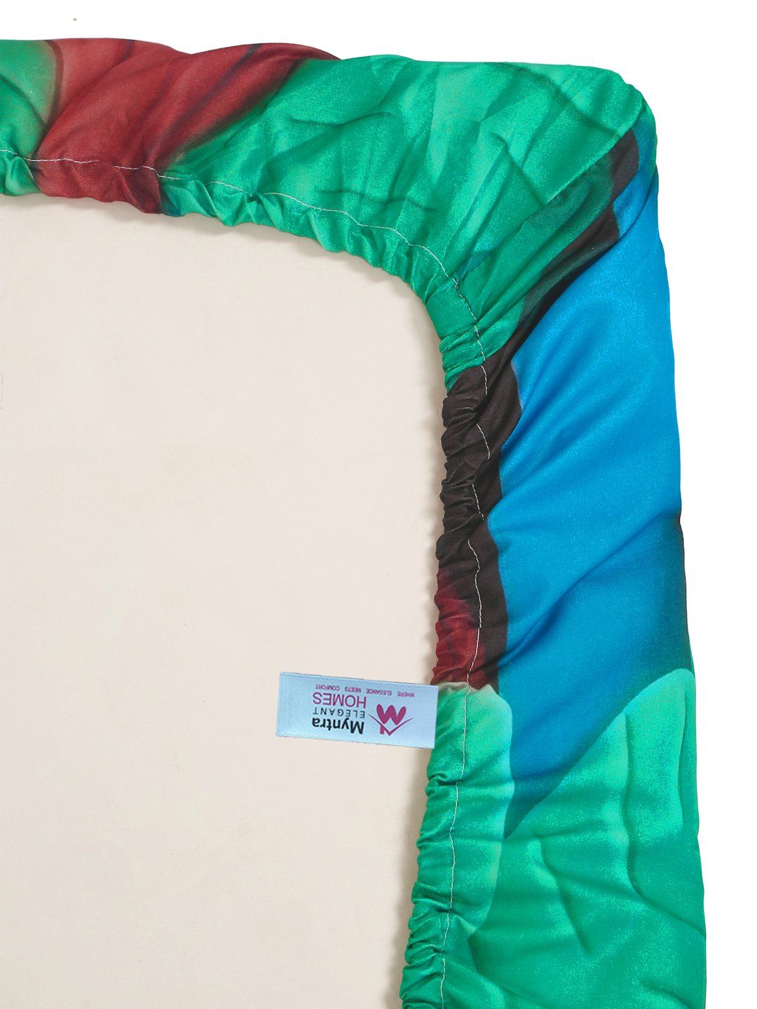 Myntra Elegant Homes Blue & Pink 400 TC King Cadar dengan 2 Sarung Bantal