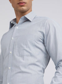 Raymond Pure Cotton Slim Fit Striped Formal Shirt