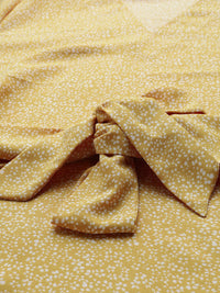 STREET 9 Woman Yellow Georgette Drop-Waist Dress