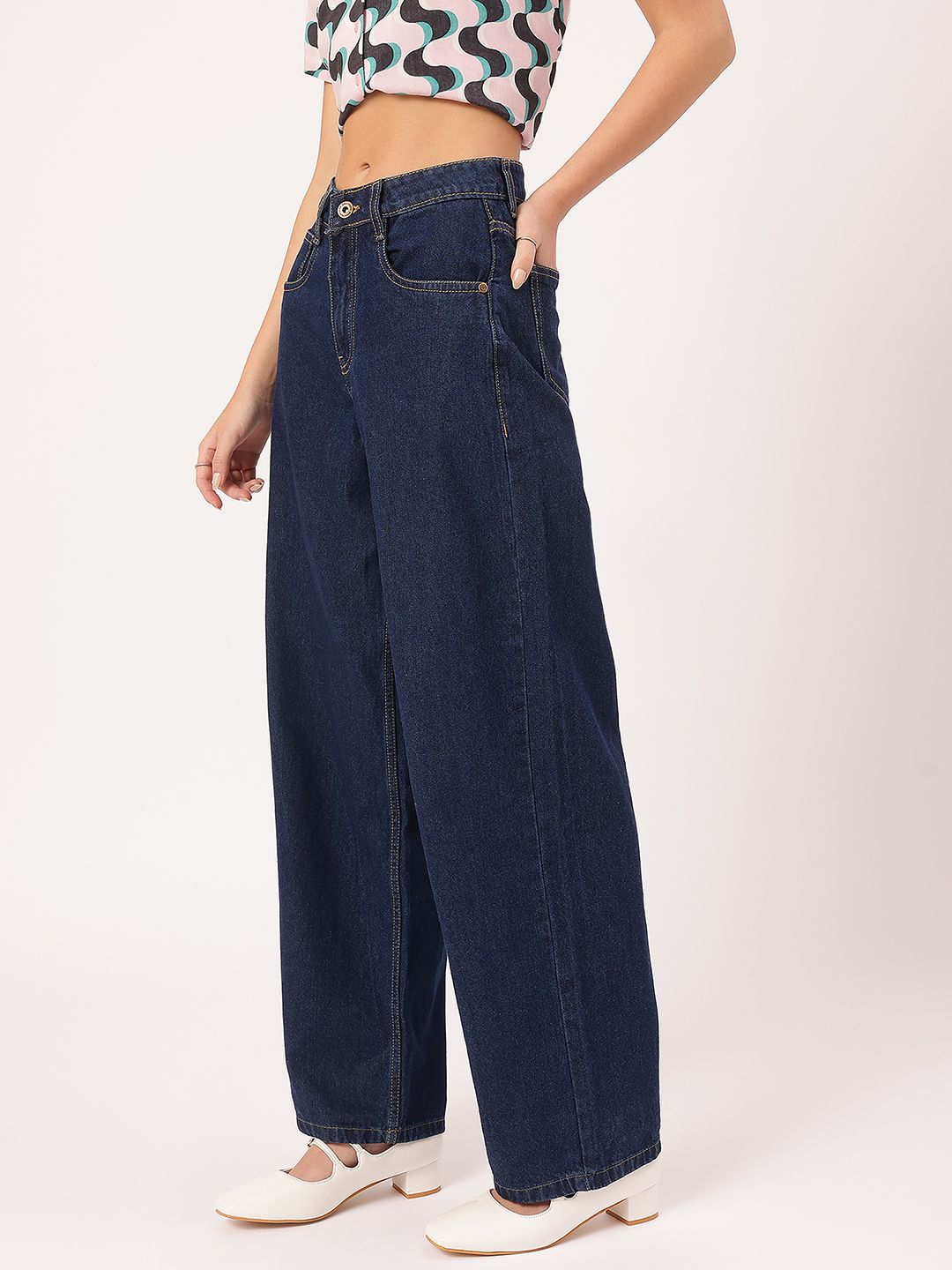DressBerry Women Baggy Fit Stretchable Jeans