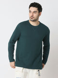 SPYKAR Men Solid Round Neck Cotton T-shirt
