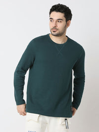 SPYKAR Men Solid Round Neck Cotton T-shirt