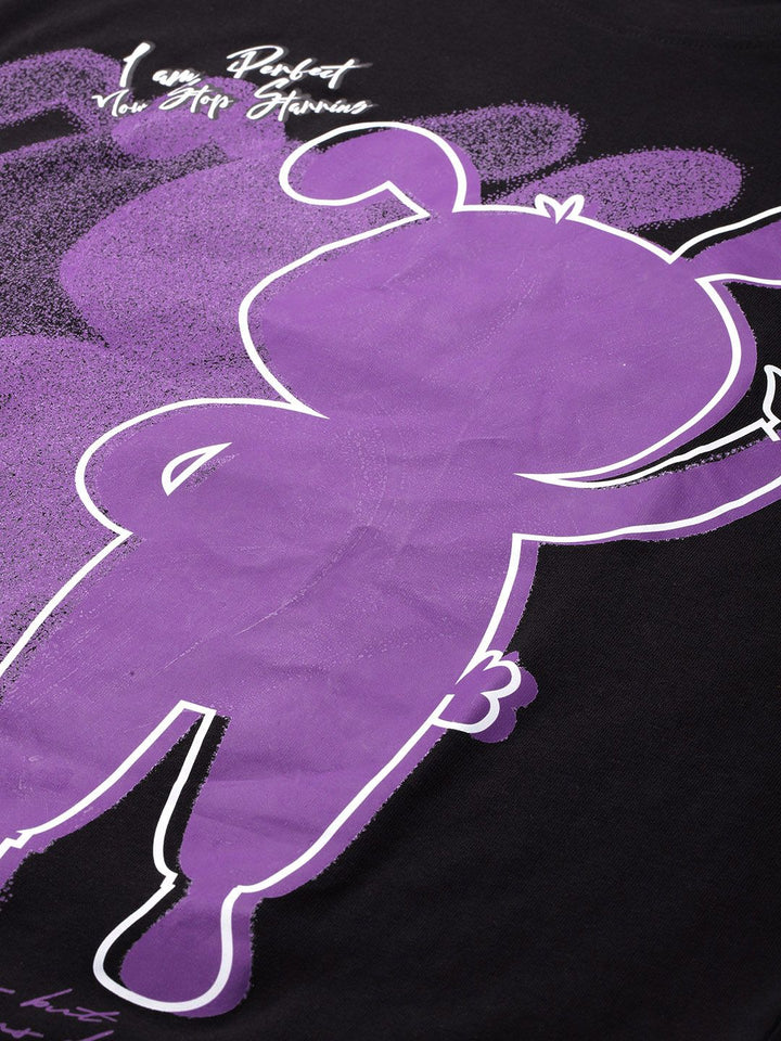 DressBerry Printed Drop-Shoulder Pure Cotton T-shirt