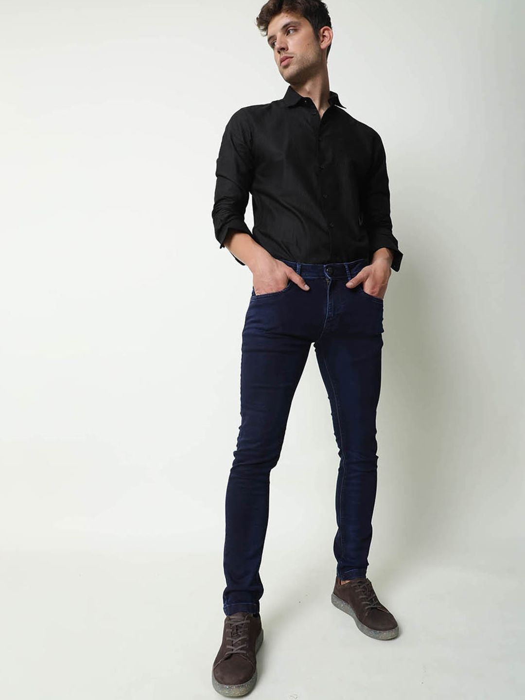 RARE RABBIT Men Dobe Slim Fit Stretchable Jeans