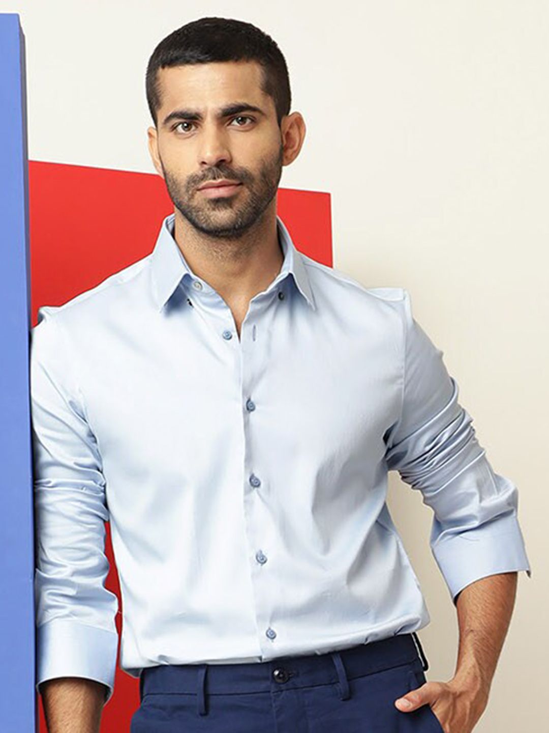 RARE RABBIT Men Holand Slim Fit Shirt