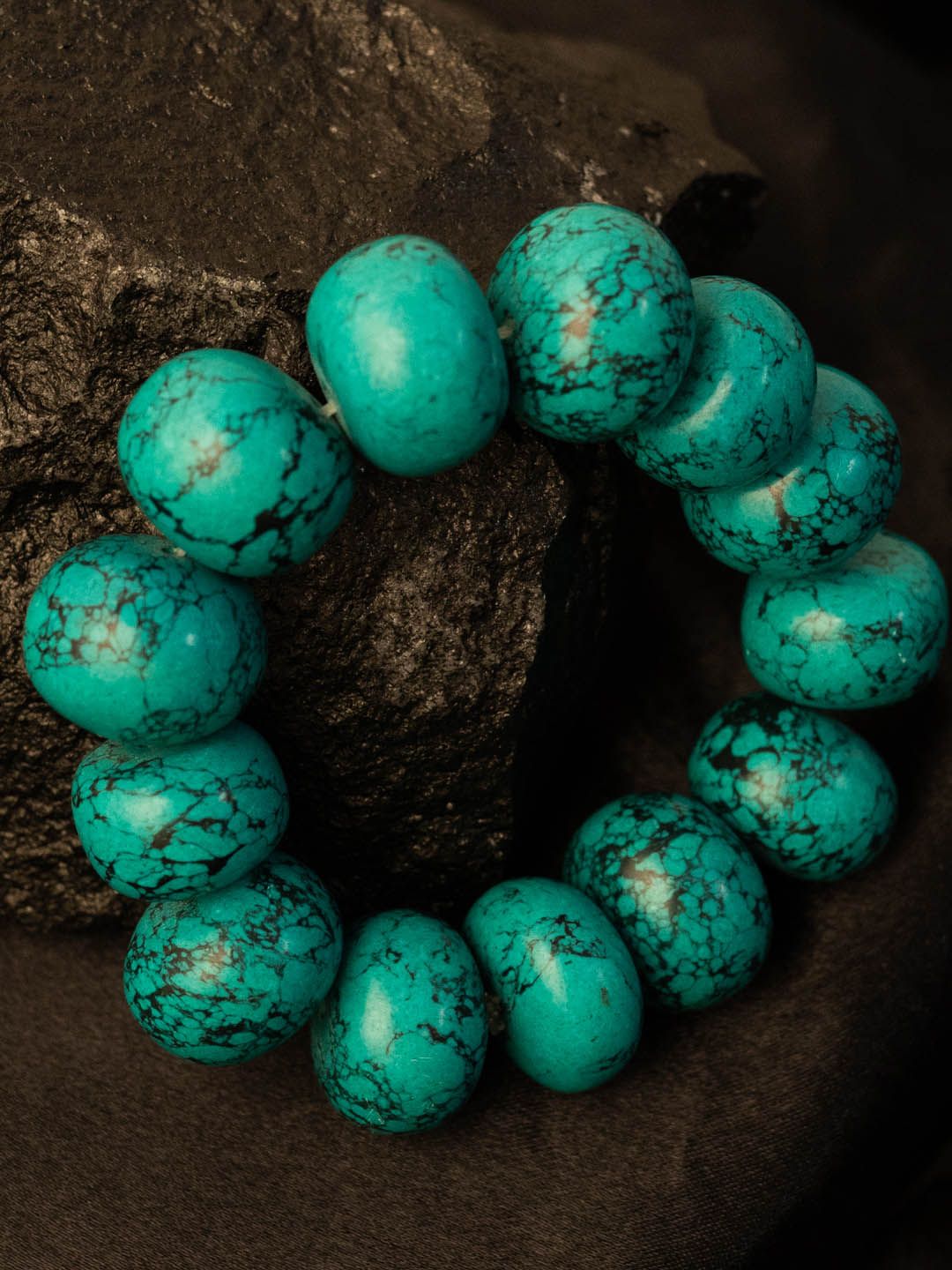 PANASH Beaded Elasticated Bracelet