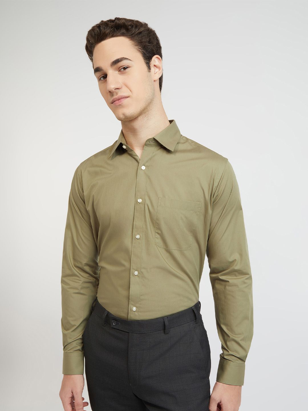 Raymond Pure Cotton Slim Fit Formal Shirt