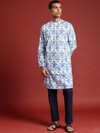 Anouk Men Ethnic Motifs Printed Pure Cotton Kurta