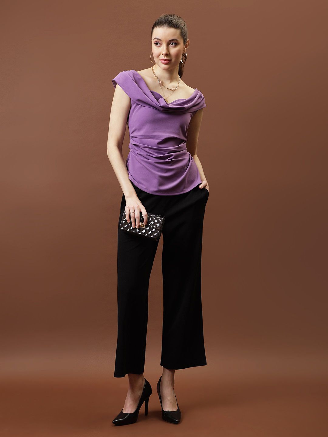 Athena Cowl Neck Top