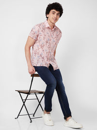 SPYKAR Floral Printed Cotton Shirt