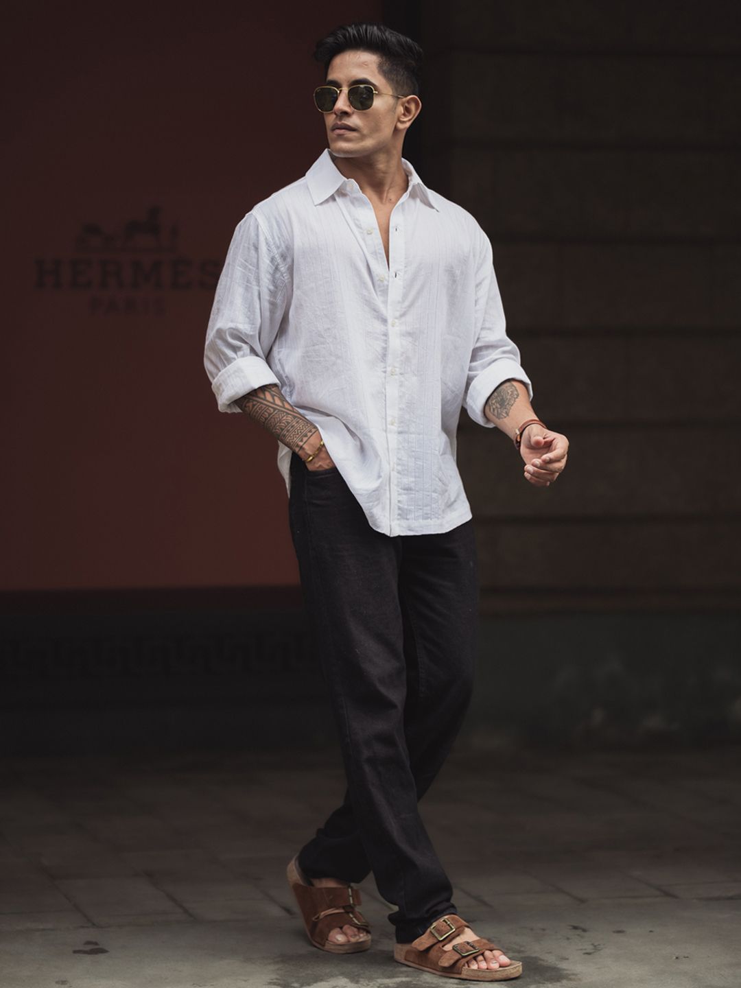 Powerlook Men Opaque Casual Shirt