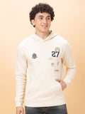 Being Human Printed Hooded Sweatshirt