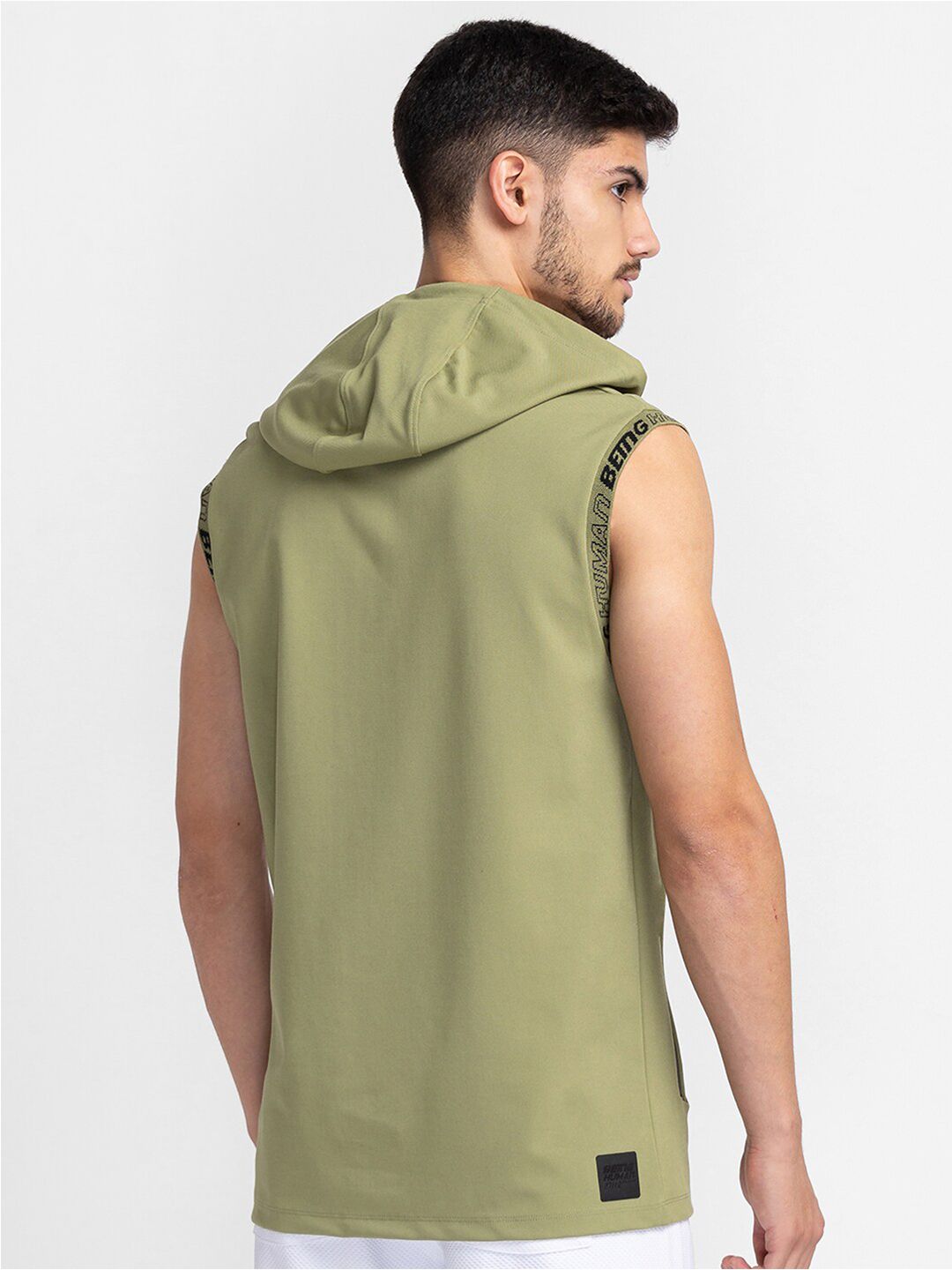 Being Human Sleeveless Hooded T-shirt