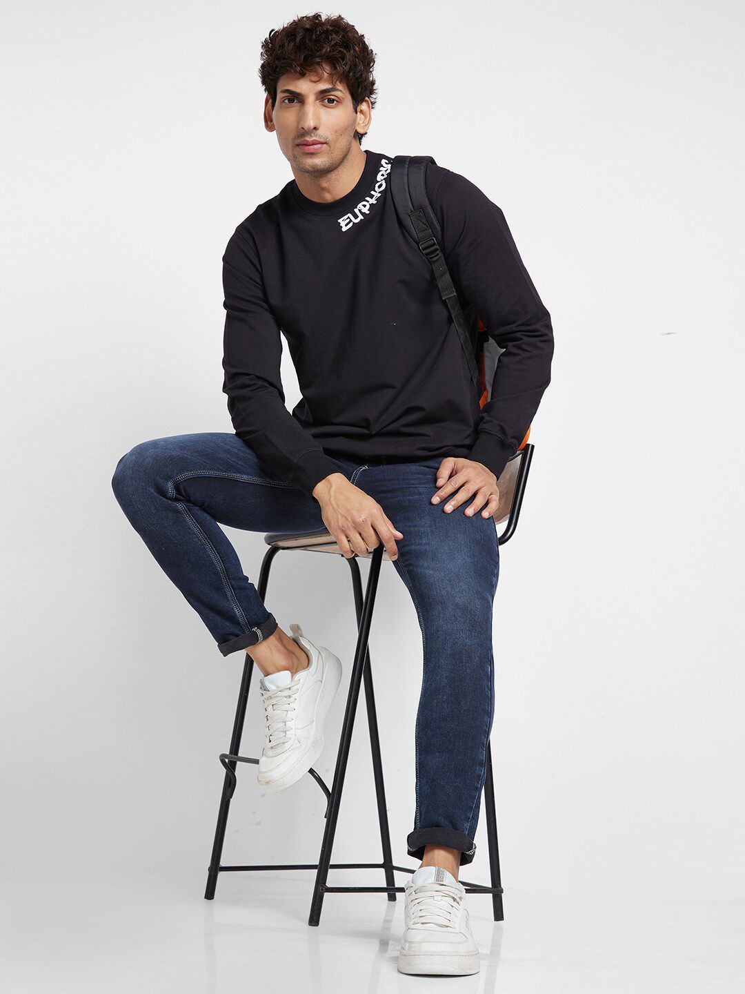 Being Human Typography Printed Pullover