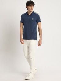 THE BEAR HOUSE Slim Fit Polo Collar T-shirt