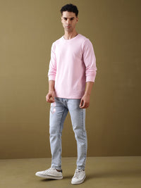 DILLINGER Men Solid Ultra Soft Drapey Cotton T-Shirt