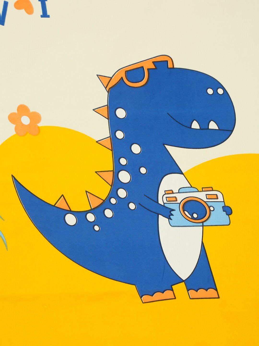 Hostta Homes Watak kartun 210 TC Queen Bedsheet dengan 2 penutup bantal