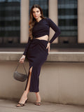 DressBerry Shimmer Detail Party Co-Ord Set