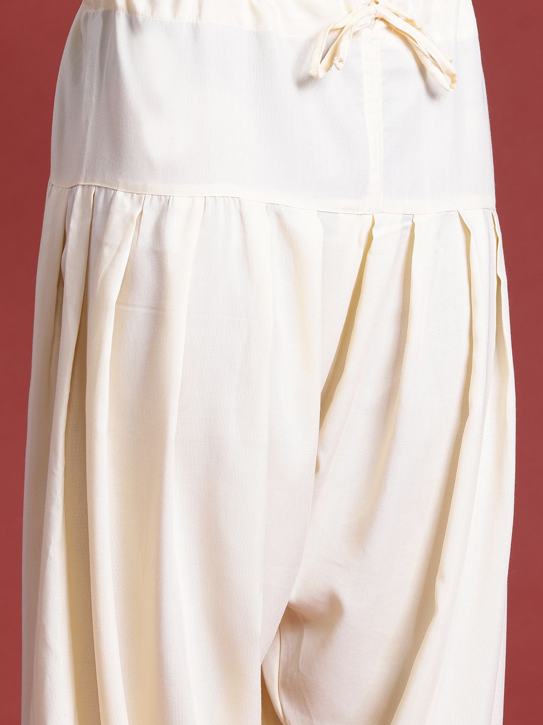 Anouk Men Mukaish Work Kurta with Dhoti Pants