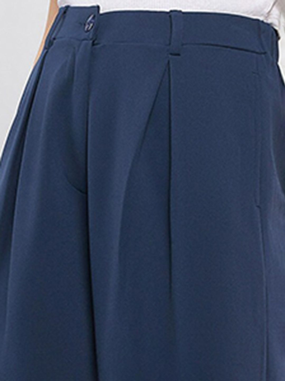 SASSAFRAS Women Flared High-Rise Parallel Trousers