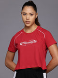 HRX by Hrithik Roshan Printed Lifestyle Crop T-shirt