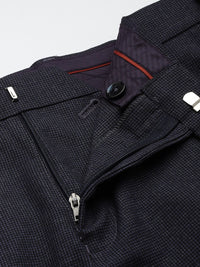 Raymond Men Textured Slim Fit Formal Trousers