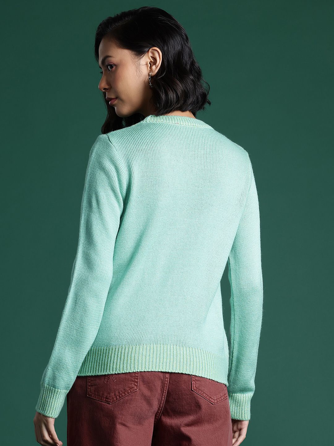 DressBerry Cable Knit Acrylic Pullover
