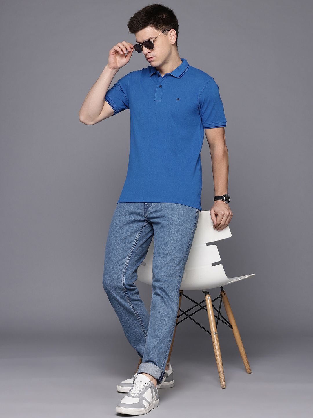 Raymond Modern Fit Pure Cotton Polo T-shirt