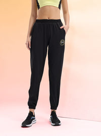 HRX by Hrithik Roshan Women Brand Logo Detail Rapid-Dry Running Joggers