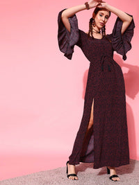 STREET 9 Red Crepe Dress