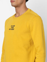 SPYKAR Round Neck Cotton Sweatshirt