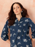 all about you Floral Print Puff Sleeves Cotton Top