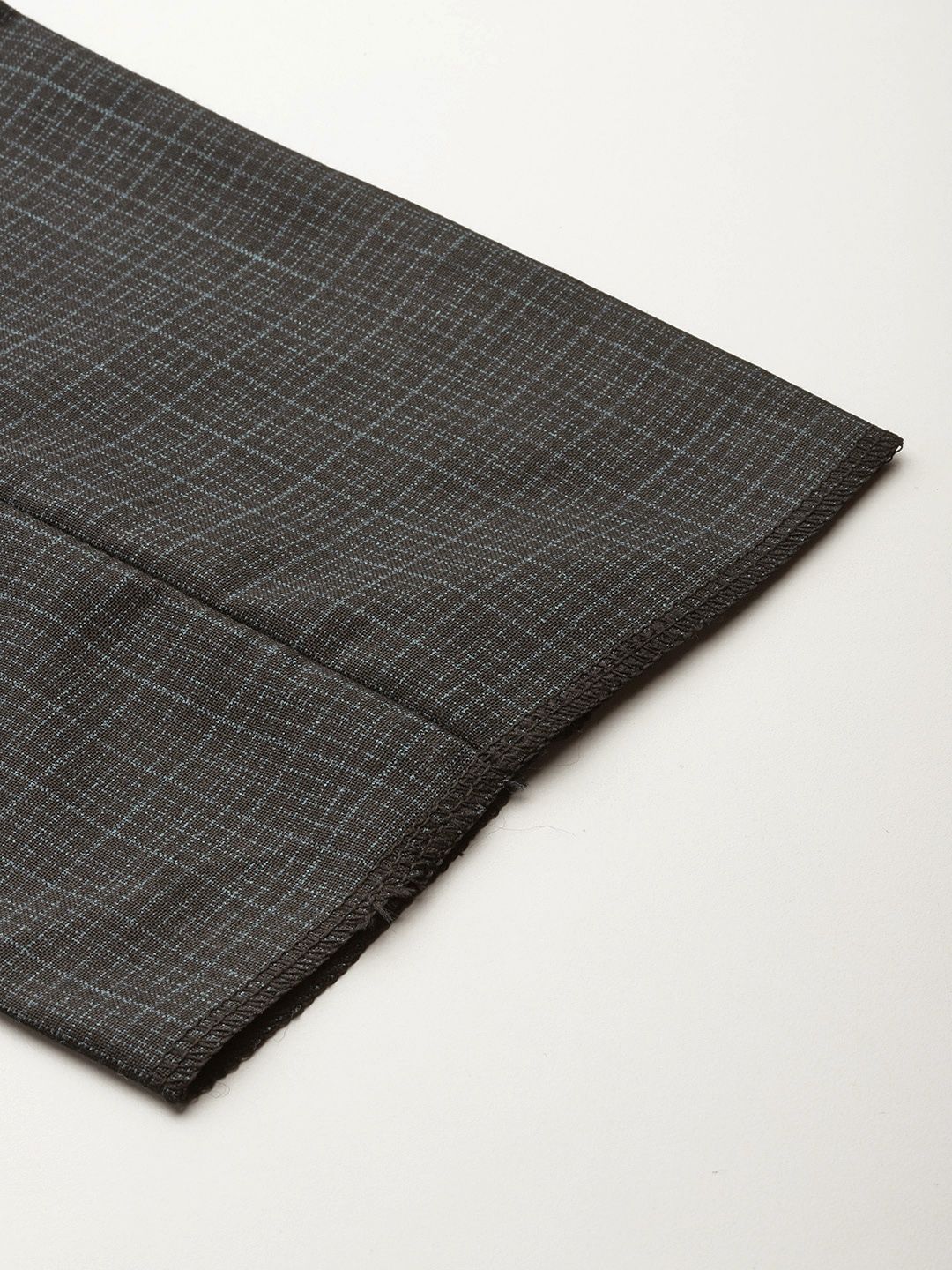 Raymond Men Checked Slim Fit Trousers