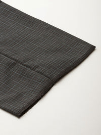 Raymond Men Checked Slim Fit Trousers