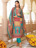 KALINI Women Ethnic Motifs Printed Kurta with Trousers & With Dupatta