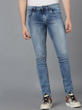 Urbano Fashion Men Slim Fit Heavy Fade Stretchable Cotton Jeans